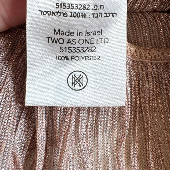 Sabina Musayev Womens Carry Mini Dress Size S Sparkle Party Occasion Rose Gold - Picture 7 of 9